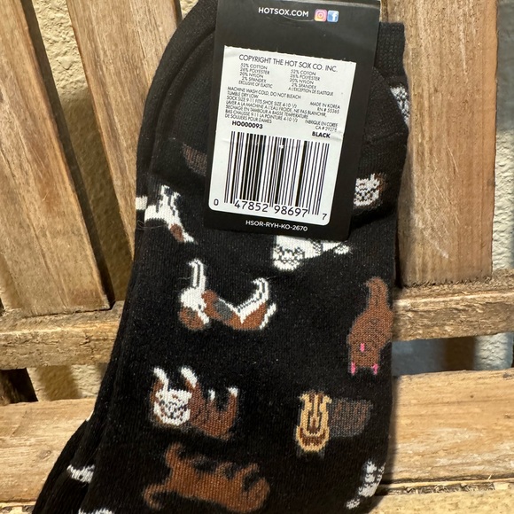 Dog Themed Socks Set Of 2, Novelty Crew Socks, Hot Sox, Dog Socks - Picture 12 of 12